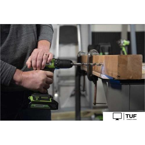 Ударная дрель-шуруповерт Greenworks GD24DD60 3704107 (без АКБ)