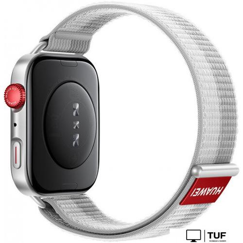 Умные часы Huawei Watch FIT 4 (серебристый, с серым нейлоновым ремешком, международная версия)