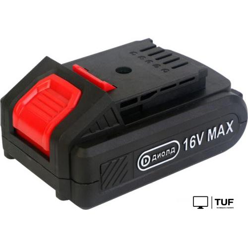 Ударная дрель-шуруповерт ДИОЛД ДЭА-16ЛИ-02У 10022153 (с 2-мя АКБ, кейс)