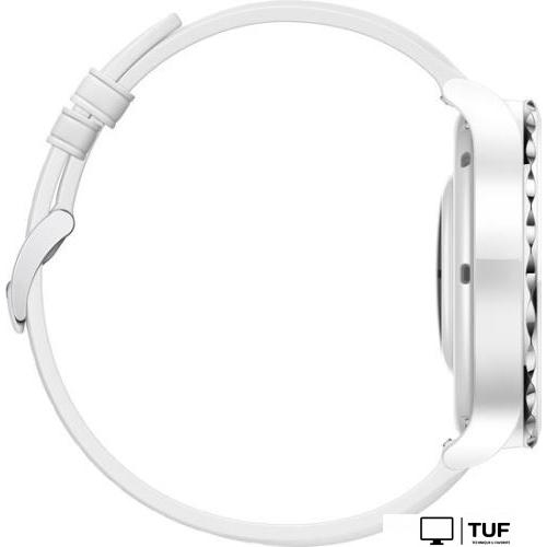 Умные часы Huawei Watch GT 3 Pro Ceramic 43 мм (белый/кожа)