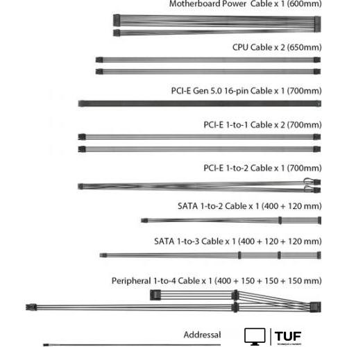 Блок питания ASUS ROG Strix 1200W Gold Aura Edition ROG-STRIX-1200G-AURA-GAMING