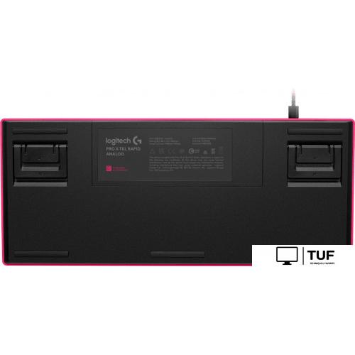 Клавиатура Logitech G Pro X TKL Rapid Analog 920-013253 (розовый, нет кириллицы)