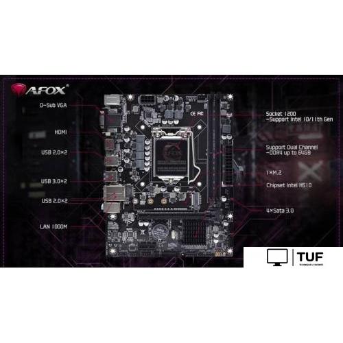 Материнская плата AFOX IH510-MA2-V2