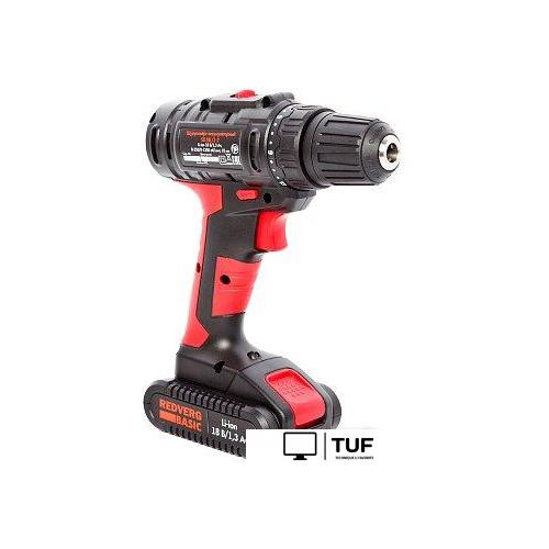 Дрель-шуруповерт RedVerg Basic SD18L/1-2 (с 1-им АКБ)