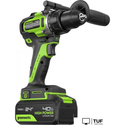 Дрель-шуруповерт Greenworks GD24DD90 3707507CUB (с 1-им АКБ)