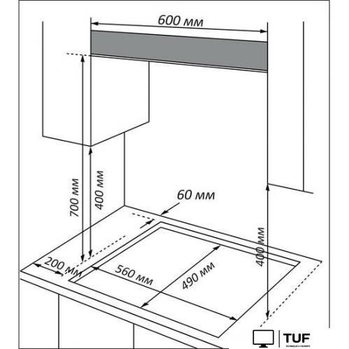 Варочная панель Nordfrost HS 6032 B
