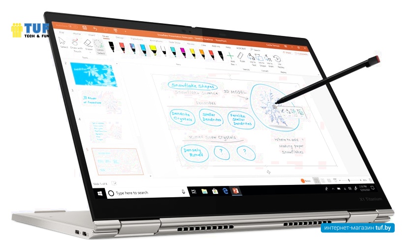 Ноутбук 2-в-1 Lenovo ThinkPad X1 Titanium Yoga Gen 1 20QA001PRT