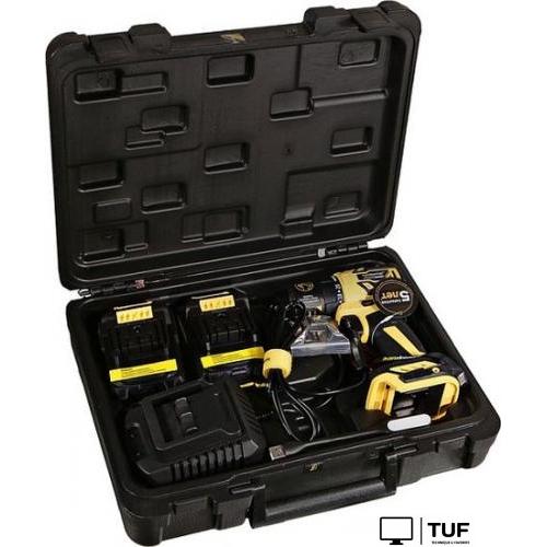 Дрель-шуруповерт Hanskonner HCD2065C (с 2-мя АКБ, кейс)