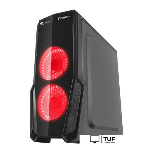 Корпус Genesis Titan 800 (красная подсветка)