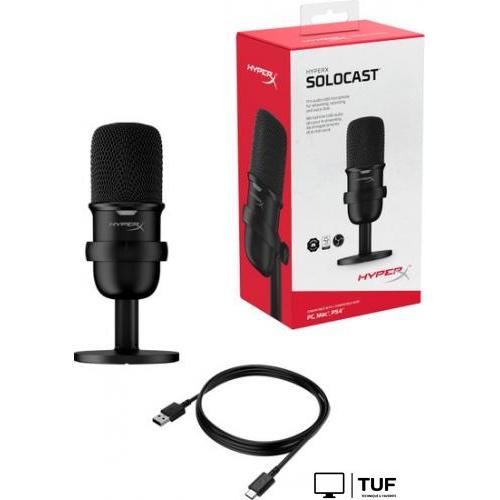 Проводной микрофон HyperX SoloCast (черный)