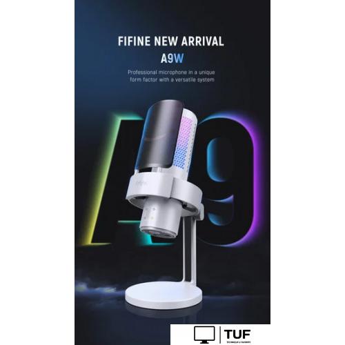 Проводной микрофон FIFINE A9 (белый)