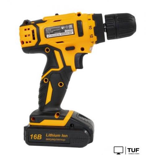 Дрель-шуруповерт Вихрь ДА-16Л-2К (с 2-мя АКБ, кейс)