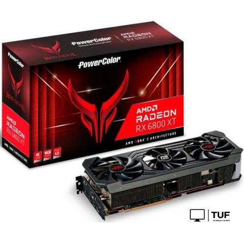 Видеокарта PowerColor Red Devil Radeon RX 6800 XT OC 16GB GDDR6