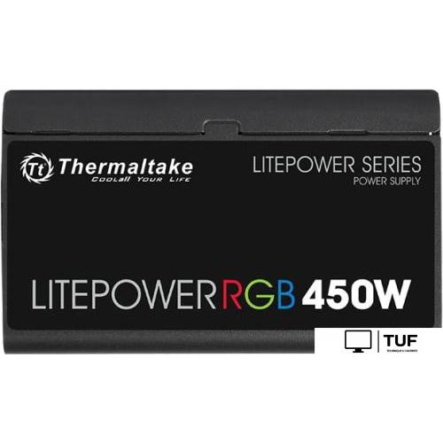 Блок питания Thermaltake Litepower RGB 450W LTP-450AL2NK