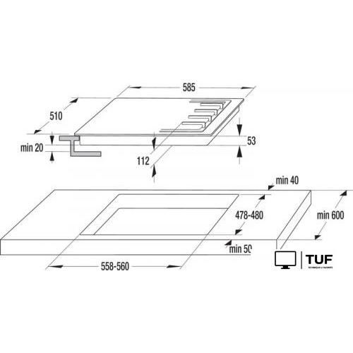 Варочная панель Gorenje GTW642SYB