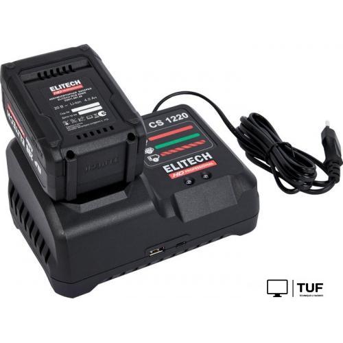 Ударная дрель-шуруповерт ELITECH CD 20BL2 E2201.042.01 (с 1-им АКБ, кейс)