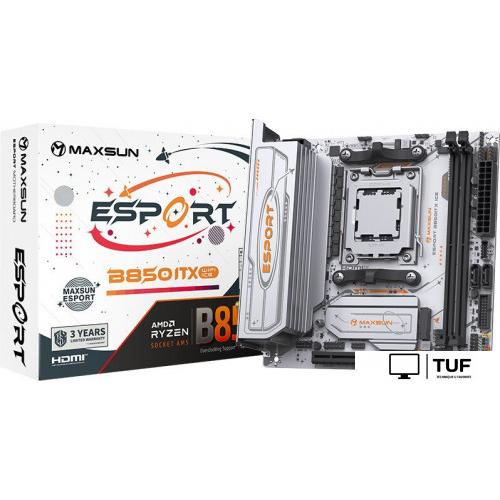 Материнская плата Maxsun eSport B850ITX WiFi Ice