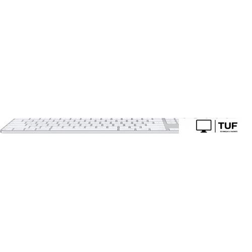 Клавиатура Apple Magic Keyboard USB-C MXK73ZA/A (с Touch ID и цифровой панелью, с белыми клавишами, раскладка US English)
