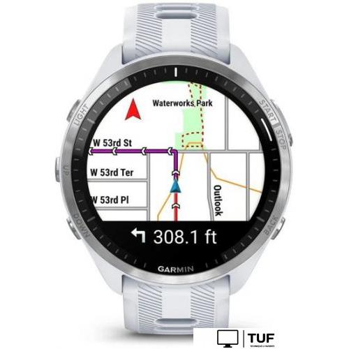 Умные часы Garmin Forerunner 965 (белый/серый)