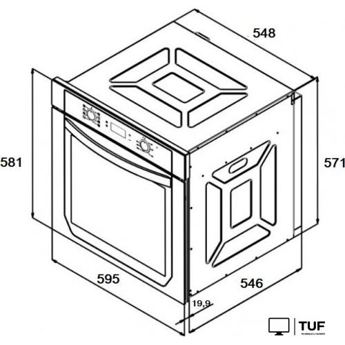 Электрический духовой шкаф Schtoff Decor 2100
