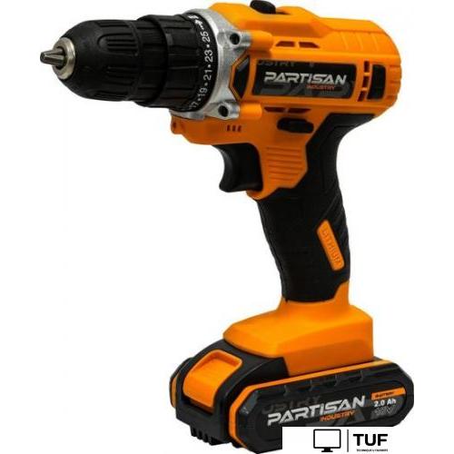Дрель-шуруповерт Partisan AD-18.2 (с 2-мя АКБ, кейс)