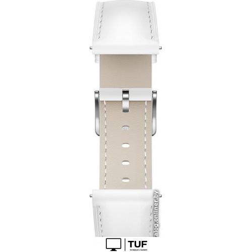 Умные часы Huawei Watch GT 3 Pro Ceramic 43 мм (белый/кожа)