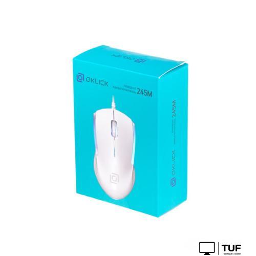 Мышь Oklick 245M (белый) 471480