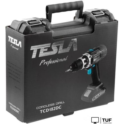 Дрель-шуруповерт Tesla TCD182DC (с 2-мя АКБ, кейс)