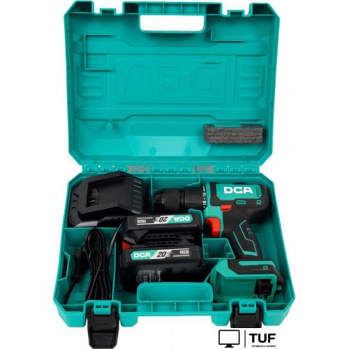 Ударная дрель-шуруповерт DCA ADJZ2055i Type AM (с 2-мя АКБ, кейс)