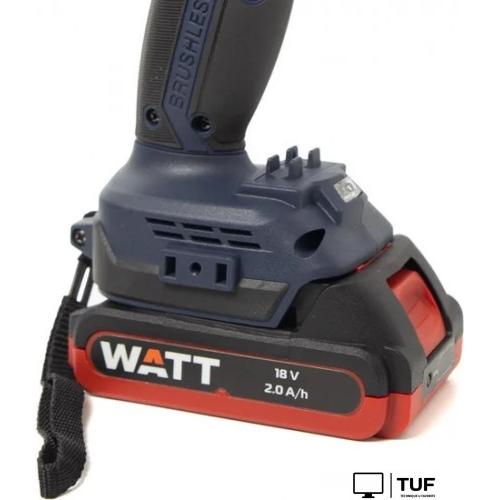 Дрель-шуруповерт WATT WAS-18 Li-2BL 1.018.050.00 (с 2-мя АКБ, кейс)