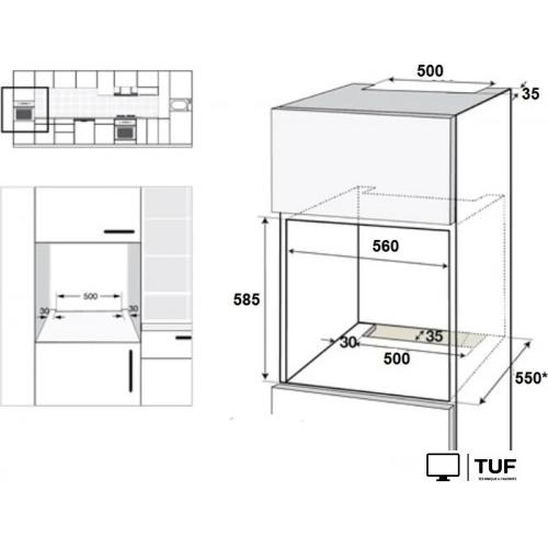 Электрический духовой шкаф Schtoff Decor 950