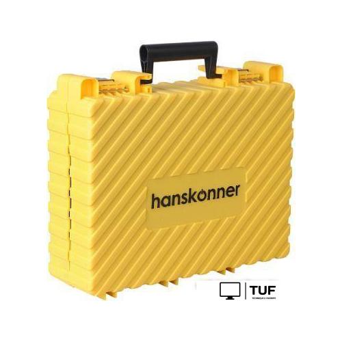Дрель-шуруповерт Hanskonner HCD1865C (с 2-мя АКБ, кейс)