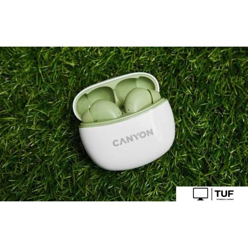 Наушники Canyon TWS-5 (оливковый)