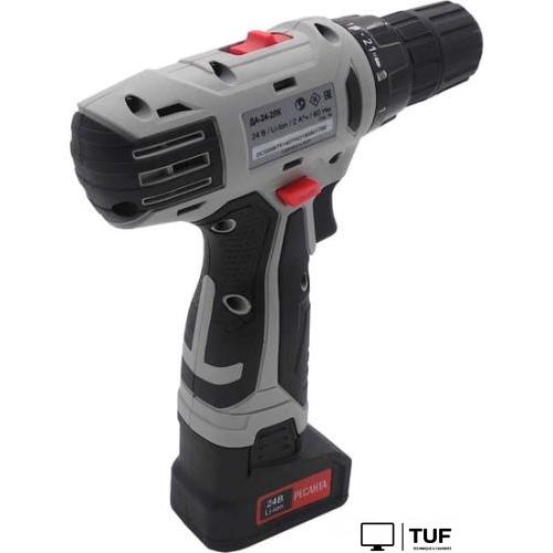 Дрель-шуруповерт Ресанта ДА-24-2ЛК (с 2-мя АКБ, кейс)