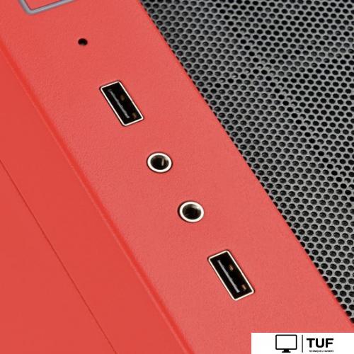 Корпус SilverStone RL08 (черный/красный)