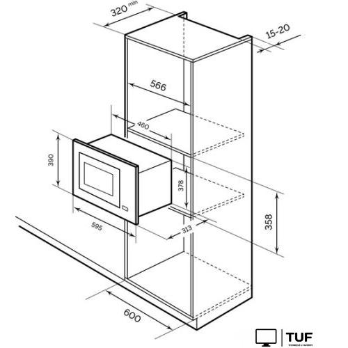 Микроволновая печь LEX BIMO 20.04 IV
