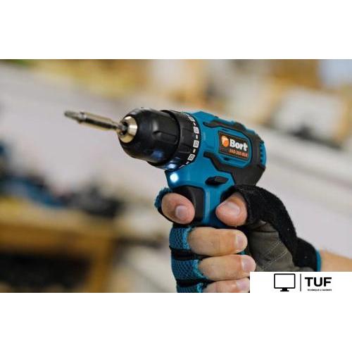 Дрель-шуруповерт Bort BAB-20X-BLK (с 2-мя АКБ, кейс)