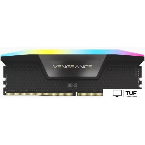 Оперативная память Corsair Vengeance RGB 2x32ГБ DDR5 6000 МГц CMH64GX5M2B6000C38
