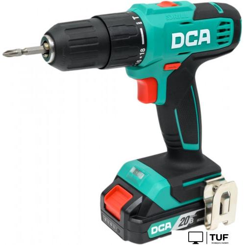 Ударная дрель-шуруповерт DCA ADJZ2035i13 Type AM (с 2-мя АКБ, кейс)