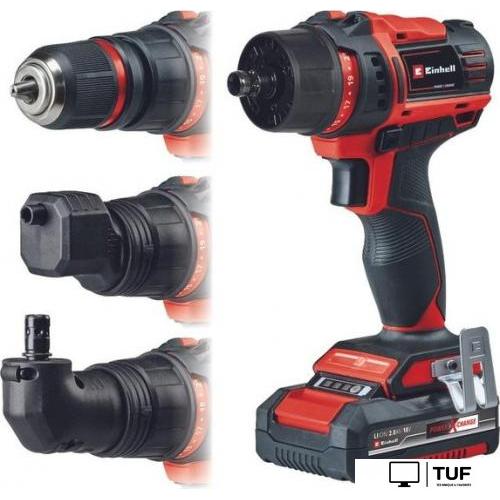 Дрель-шуруповерт Einhell E-CD 18/45 3X-Li 4513990 (с 1-им АКБ, кейс)