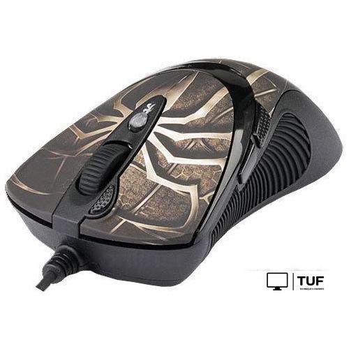 Игровая мышь A4Tech XL-747H (черный/коричневый)