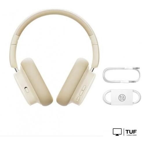 Наушники Baseus Bowie H1i (бежевый)