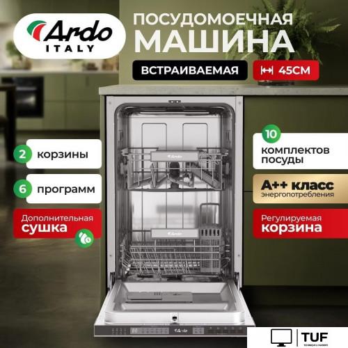 Встраиваемая посудомоечная машина ARDO DBEA10453B2