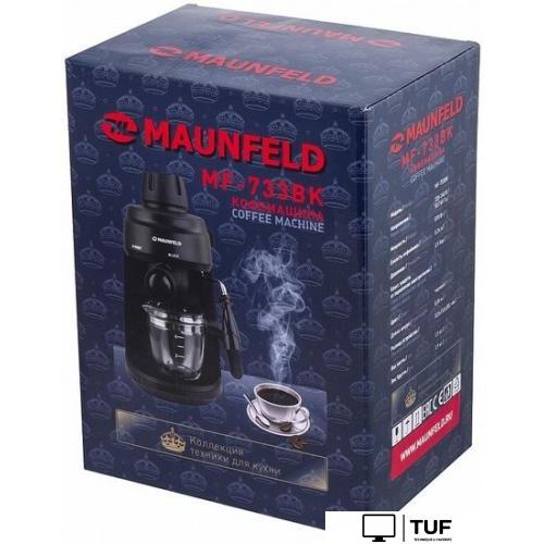 Рожковая кофеварка MAUNFELD MF-733BK