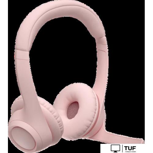 Офисная гарнитура Logitech Zone 300 (розовый)