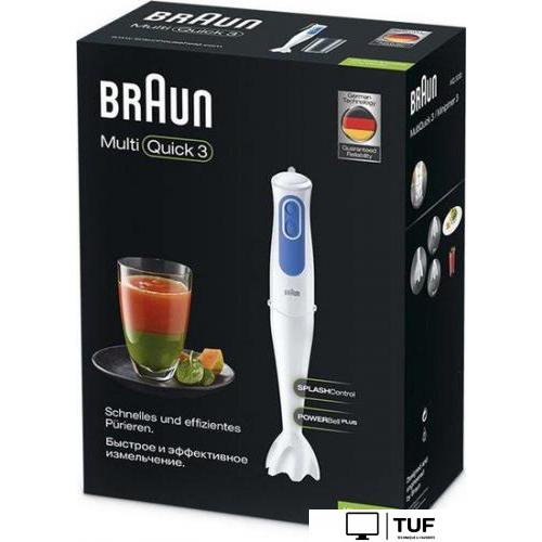 Погружной блендер Braun MQ 3000 WH Smoothie