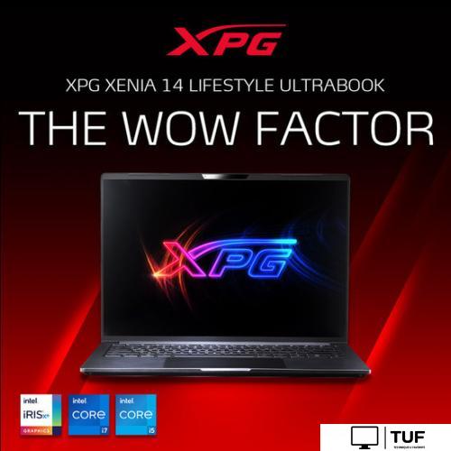 Ноутбук ADATA XPG Xenia 14 XENIA14I7G11GXELX-BKCRU