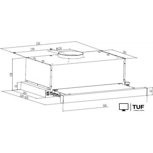 Кухонная вытяжка Schtoff Laila 60 GBK
