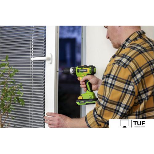 Ударная дрель-шуруповерт Fieldmann FDUV 70115-A (с 1-м АКБ, кейс)