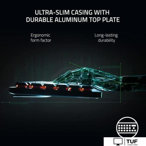 Клавиатура Razer DeathStalker V2 Pro TKL (Razer Low Profile Optical Red, нет кириллицы)